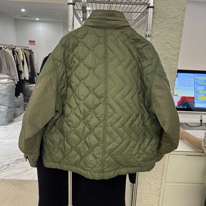 MARAN-P東大門實拍女士新款推薦熱賣短款棉服多層絎縫棉MARAN/GRMS短款棉服