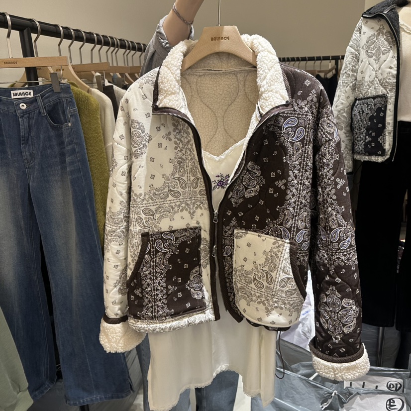 BALANCE韓國直郵女裝新品人氣時尚推薦休閑熱賣真品夾克夾棉BALANCE夾克圖色2