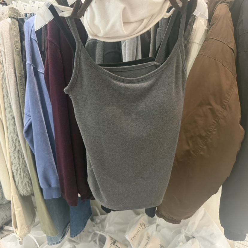 CREAM VILLA韓國代購女士新品真品吊帶背心無袖CREAM VILLA吊帶/背心圖色3