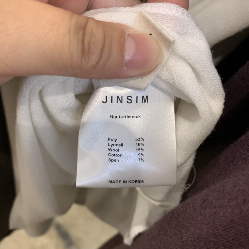 JINSIM東大門代購女裝新款人氣真品休閑時尚熱賣推薦長袖T恤JINSIM長袖T恤