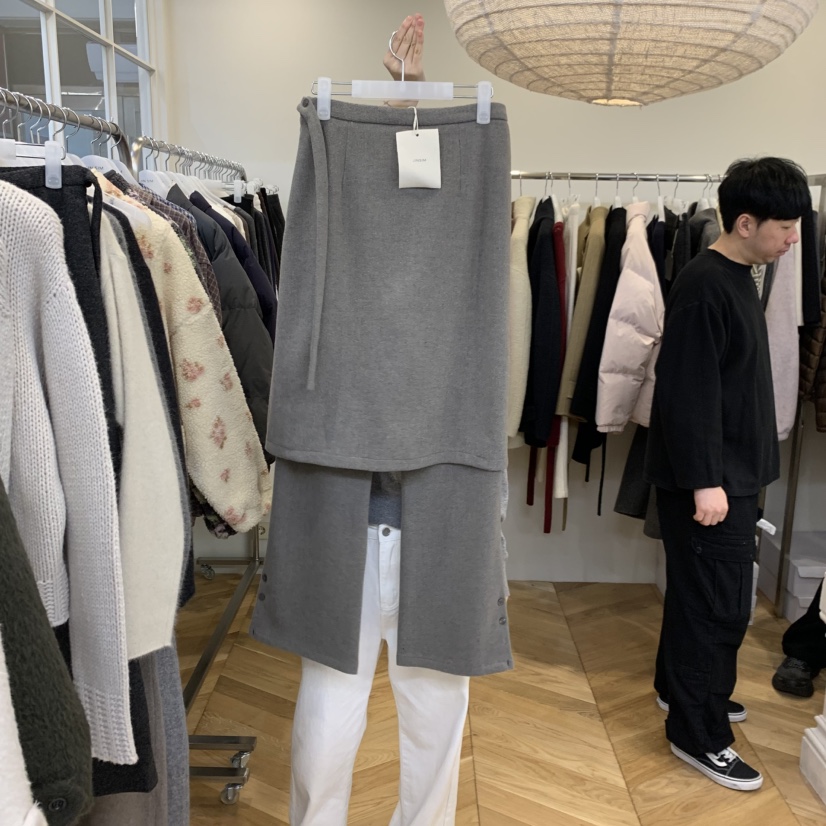 JINSIM東大門實拍女士新款推薦時尚熱賣人氣裙褲不可拆卸JINSIM裙褲