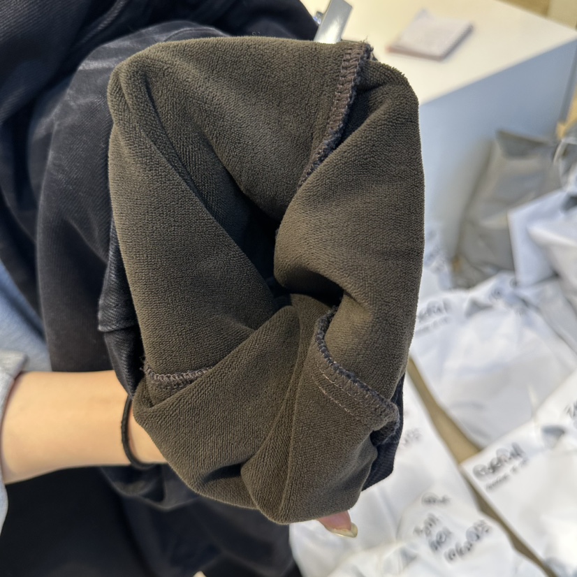 eyeful韓國直郵26秋季高腰加絨闊腿牛仔褲闊腿褲加絨高腰磨毛eyeful牛仔褲