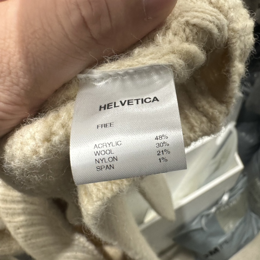 HELVETICA東大門實拍26秋季圓領針織開衫 云朵款單排扣圓領開HELVETICA開衫