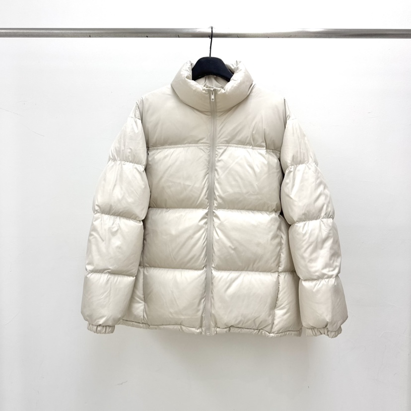 WATER/RIVER東大門代購26秋冬立領短款羽絨短款羽絨服立領羽絨WATER/RIVER短款羽絨服圖色5淺米色