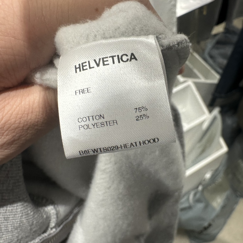 HELVETICA韓國代購26秋冬加絨連帽拉鏈衛衣連帽衫加絨口袋抽繩HELVETICA衛衣