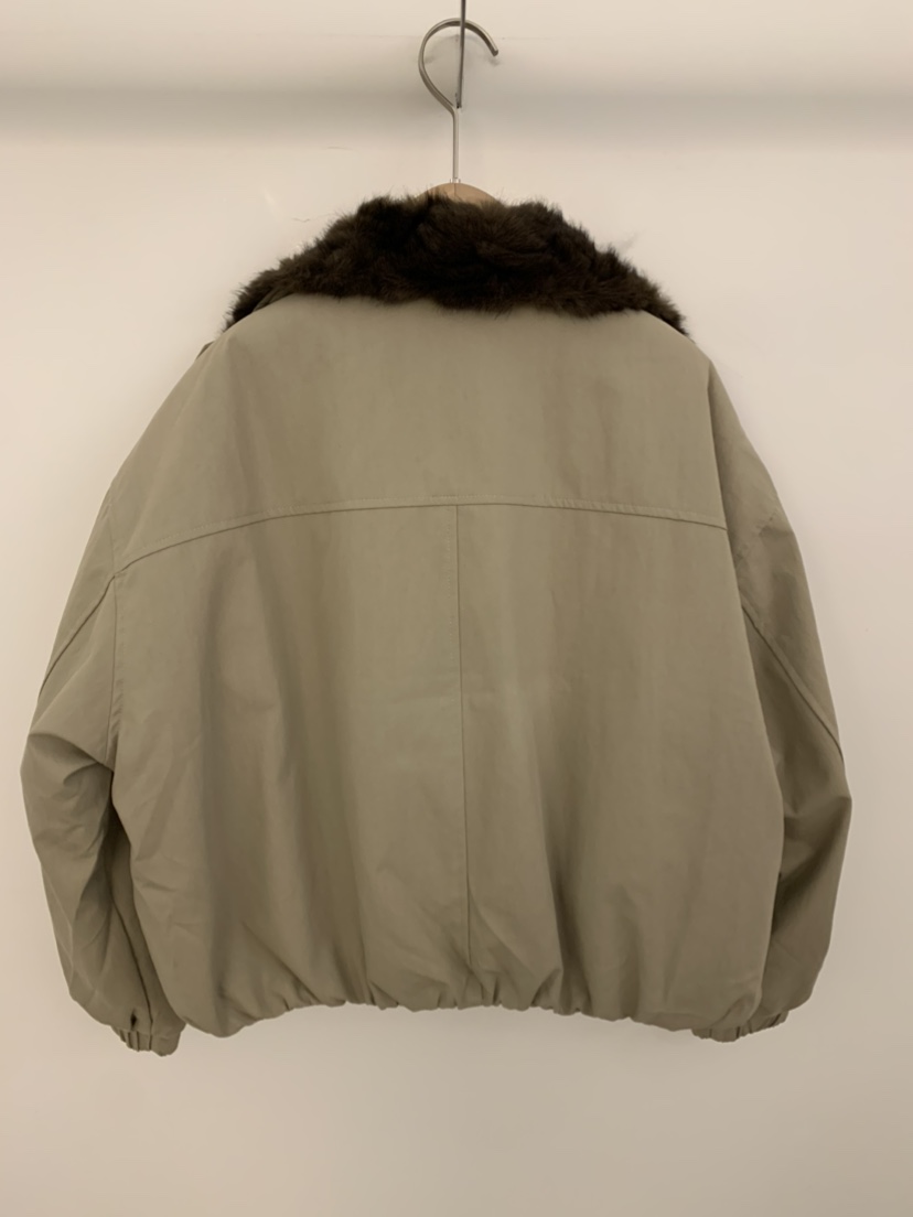 UNDER KEY東大門實拍26秋冬毛領短款棉服紐扣內里是毛UNDER KEY短款棉服