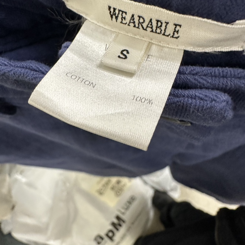 WEARABLE東大門實拍26秋季高腰闊腿休閑褲直筒高腰寬松WEARABLE休閑褲