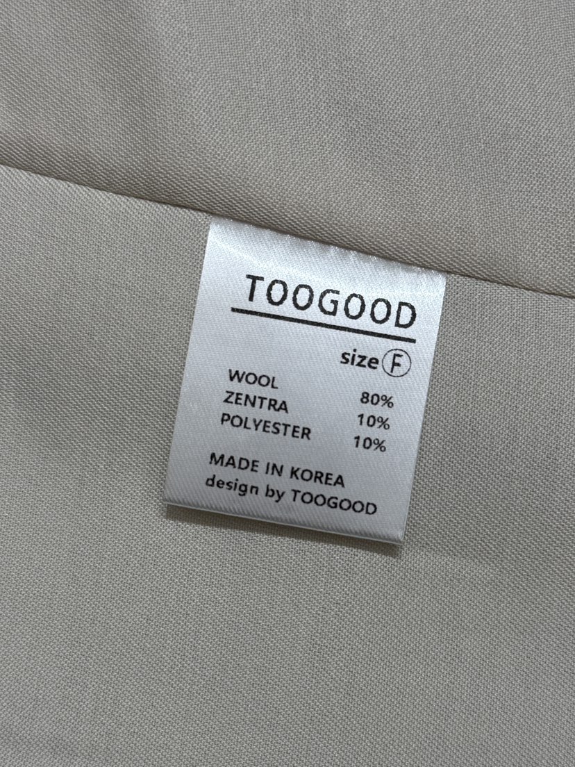 TOOGOOD東大門實拍26秋季系帶中長大衣中長款大衣含腰帶插肩袖TOOGOOD中長款大衣
