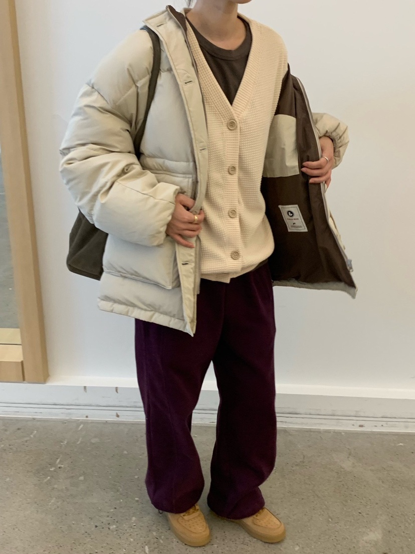 COBALT BLUE東大門代購26秋季短款連帽棉服短款棉服羽絨服口袋COBALT BLUE短款棉服