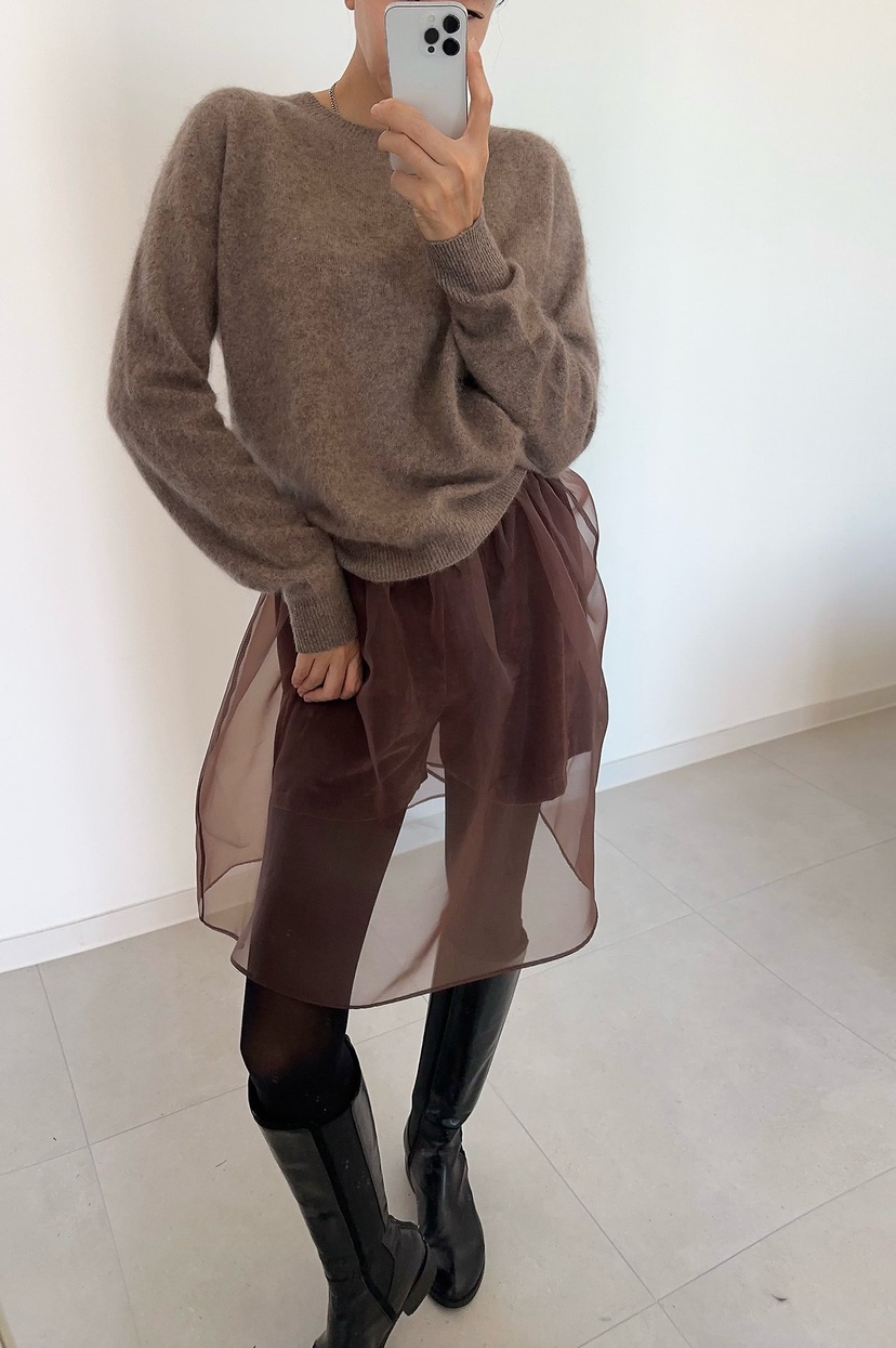 SOUIT by mabel東大門直郵26秋季圓領寬松基礎針織衫圓領寬松SOUIT by mabel針織衫