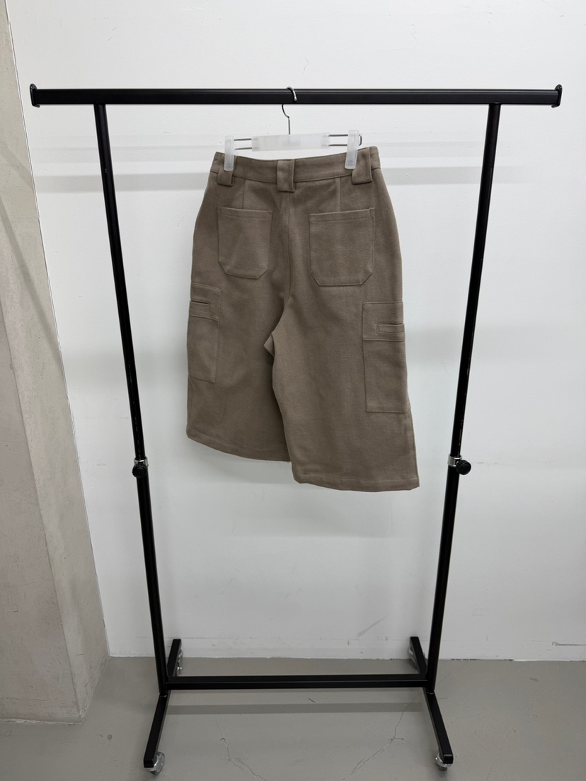 MINIMUZE東大門實拍26秋季寬松工裝中褲 冬季休閑款短褲工裝高MINIMUZE短褲