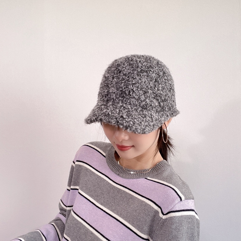 LOVELY HAT東大門代購26秋冬系帶毛絨鴨嘴帽 秋冬保暖帽子系帶LOVELY HAT帽子