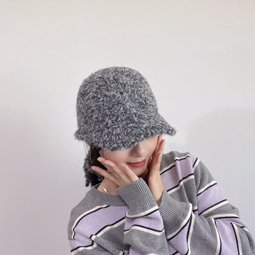 LOVELY HAT東大門代購26秋冬系帶毛絨鴨嘴帽 秋冬保暖帽子系帶LOVELY HAT帽子