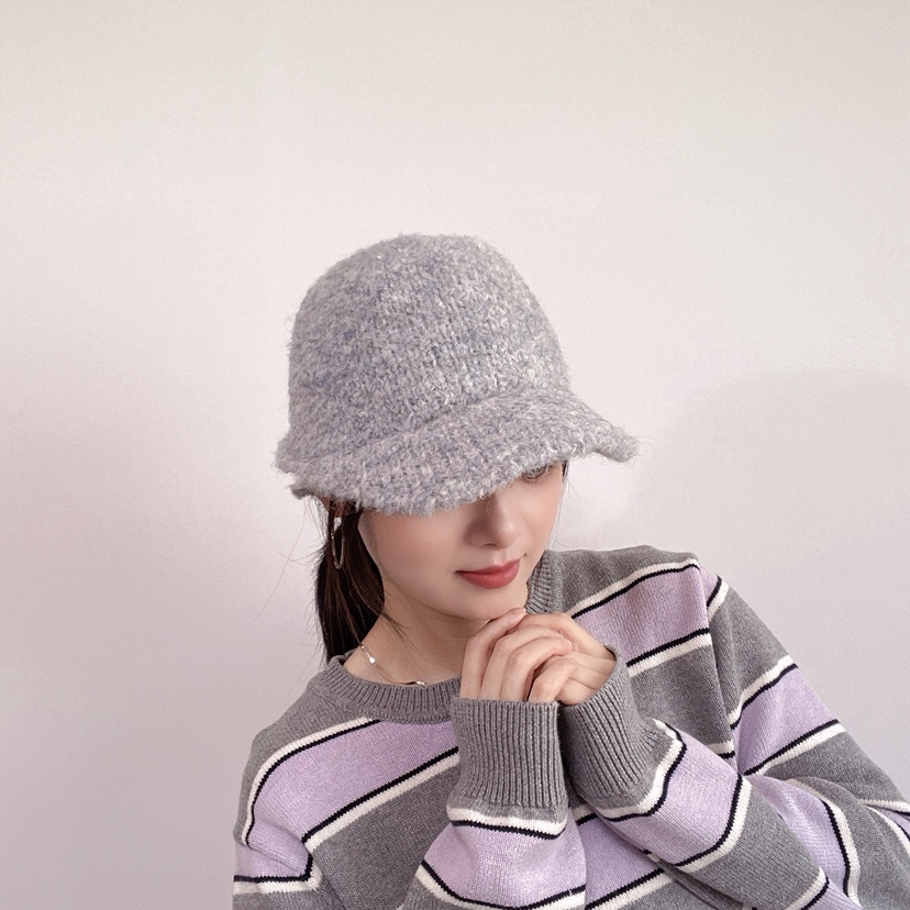 LOVELY HAT東大門代購26秋冬系帶毛絨鴨嘴帽 秋冬保暖帽子系帶LOVELY HAT帽子
