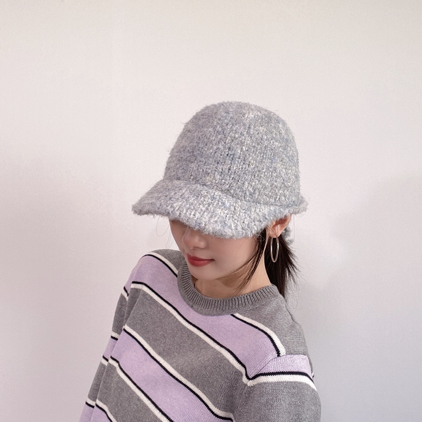 LOVELY HAT東大門代購26秋冬系帶毛絨鴨嘴帽 秋冬保暖帽子系帶LOVELY HAT帽子