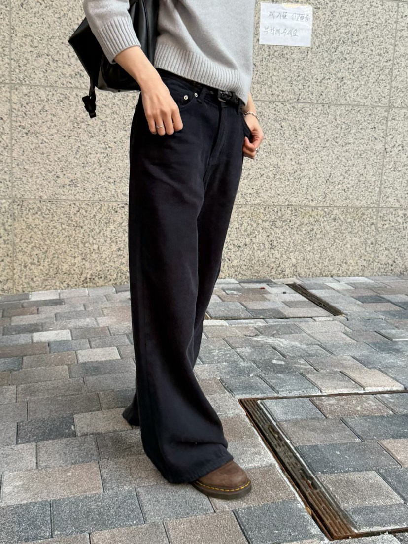 ARKIE/TAF東大門直郵26秋季加絨闊腿休閑褲 日常加絨不含腰帶ARKIE/TAF休閑褲
