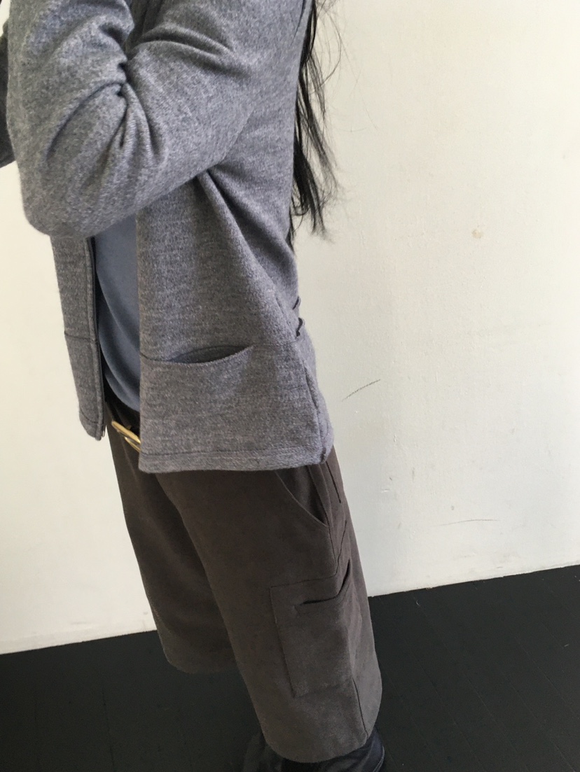 MINIMUZE東大門代購26秋季立領拉鏈針織衛衣拉鏈開合口袋立領MINIMUZE衛衣