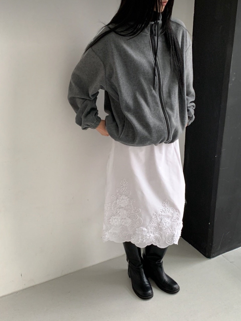 ARTE STUDIO韓國直郵26秋冬立領抓絨拉鏈夾克拉鏈開合口袋立領ARTE STUDIO夾克