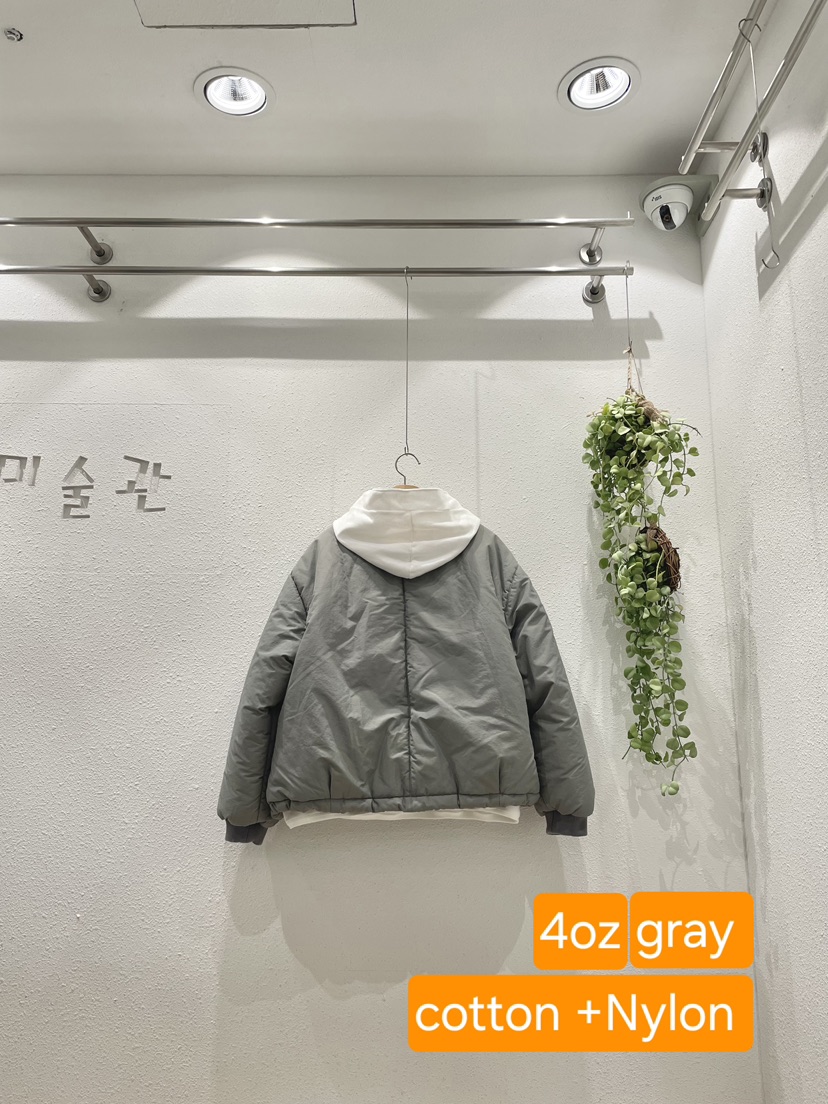 GALLERY韓國直郵26秋季短款口袋棉服短款棉服不含內搭可調節口GALLERY短款棉服