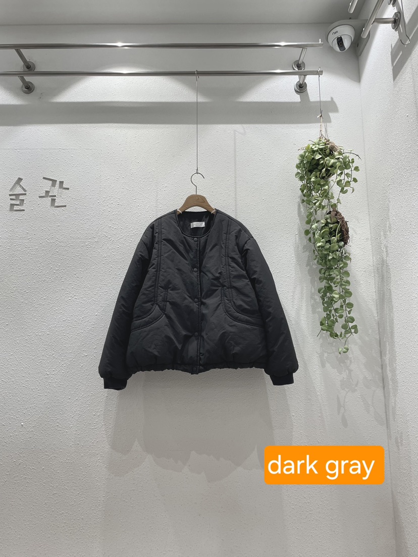 GALLERY韓國直郵26秋季短款口袋棉服短款棉服不含內搭可調節口GALLERY短款棉服圖色2