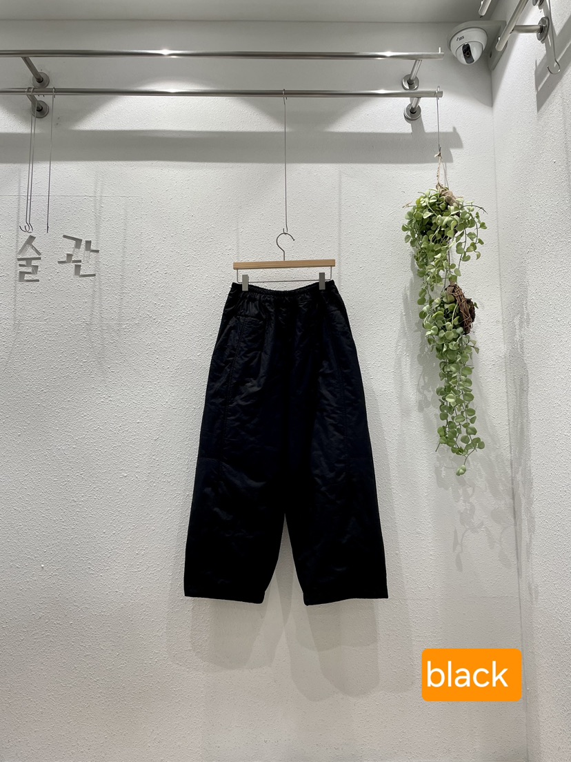 GALLERY韓國直郵26秋季夾棉闊腿休閑褲棉質寬松GALLERY休閑褲圖色4