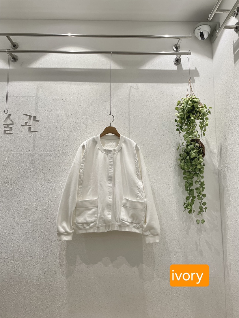 GALLERY東大門直郵26秋冬菱形絎縫圓領開衫單排扣圓領開衫絎縫GALLERY開衫圖色1