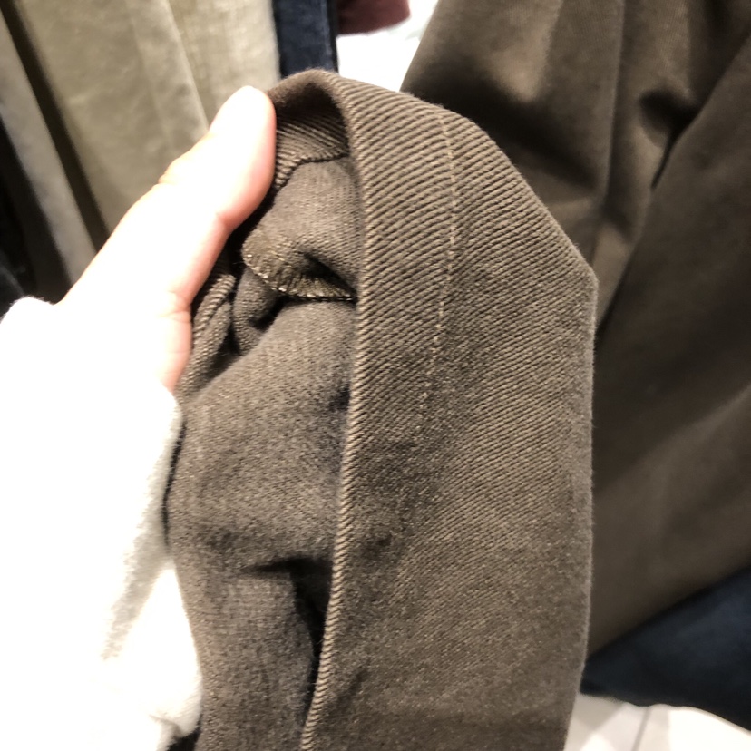 NAVY BURST東大門代購26秋季加絨垂墜闊腿休閑褲口袋加絨垂墜NAVY BURST休閑褲