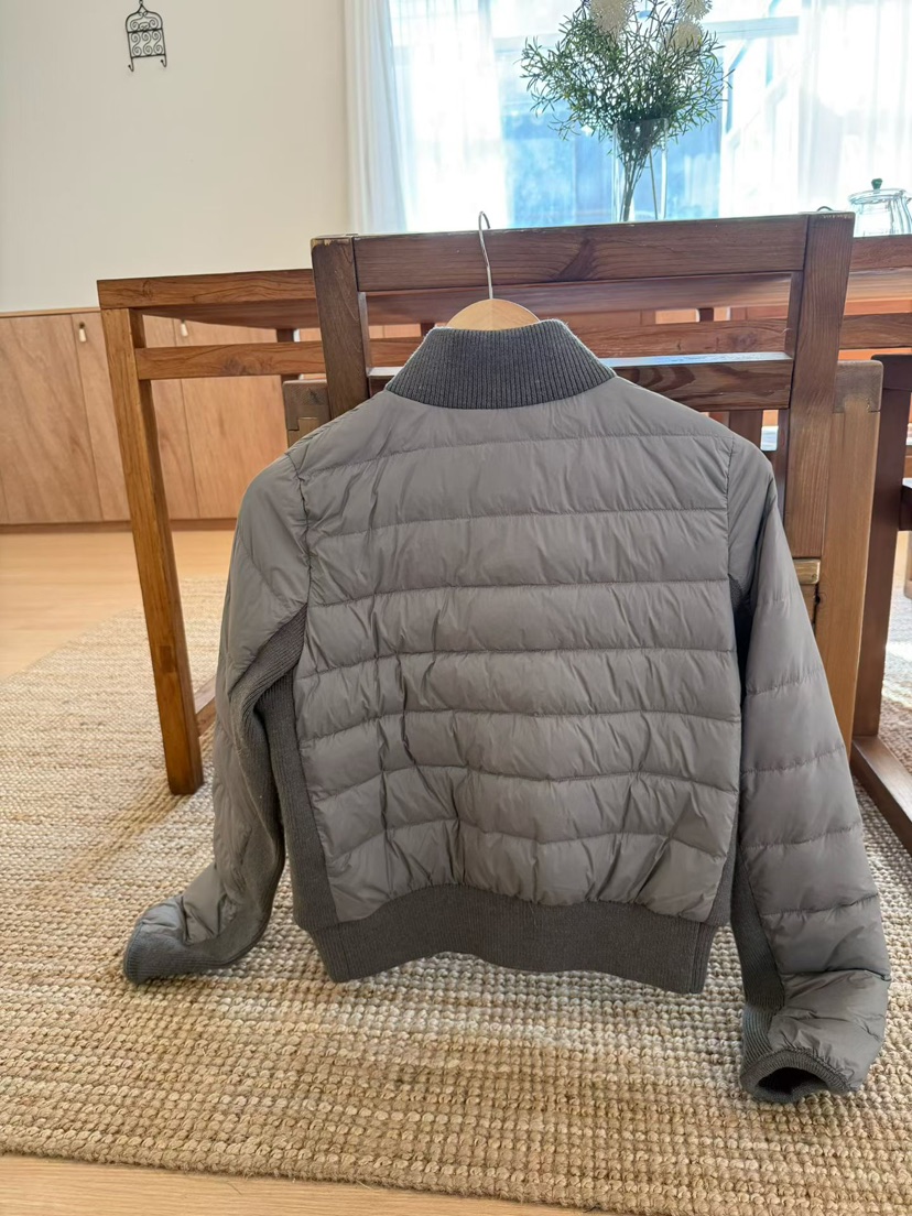 TUG東大門實拍26秋季短款拼接鵝絨羽絨服短款羽絨服立領填充絎TUG短款羽絨服