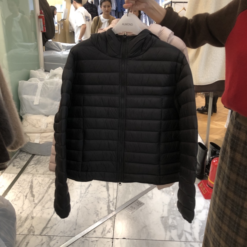 ALMOND東大門實拍26秋冬短款連帽輕薄羽絨服短款羽絨服羽絨服ALMOND短款羽絨服圖色3