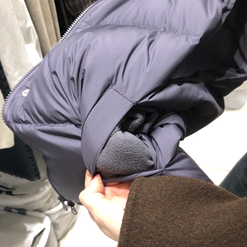 NAVY BURST韓國直郵26秋冬立領羽絨馬甲加厚立領按扣填充鴨絨NAVY BURST馬甲
