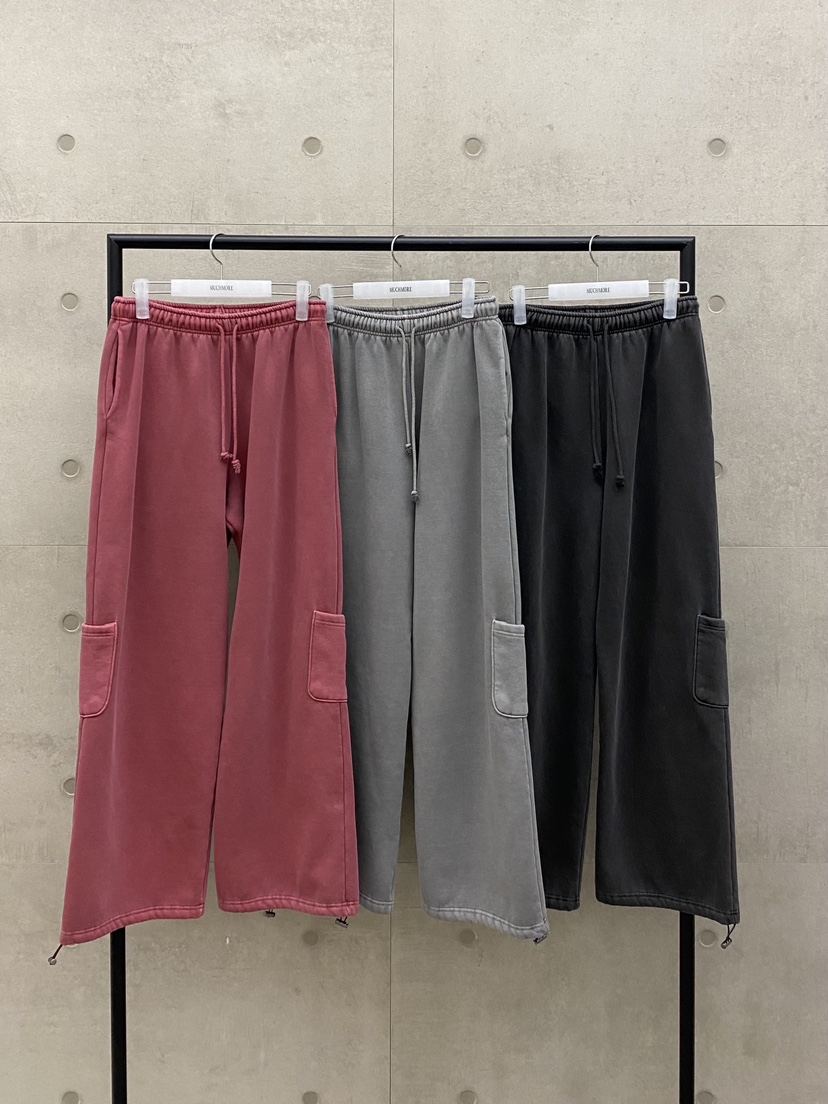 MUCH MORE/JACKPOT東大門代購26秋冬工裝闊腿休閑褲可調節口袋MUCH MORE/JACKPOT休閑褲