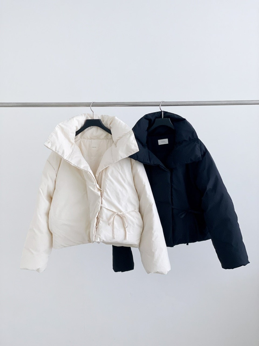 GALERIE NUIT東大門實拍26秋冬短款鵝絨羽絨服短款羽絨服大翻GALERIE NUIT短款羽絨服
