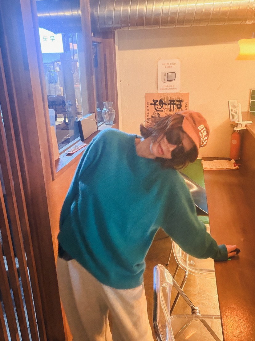 PARIS MATCH東大門代購26秋冬松緊腰闊腿隧道休閑褲闊腿褲PARIS MATCH休閑褲