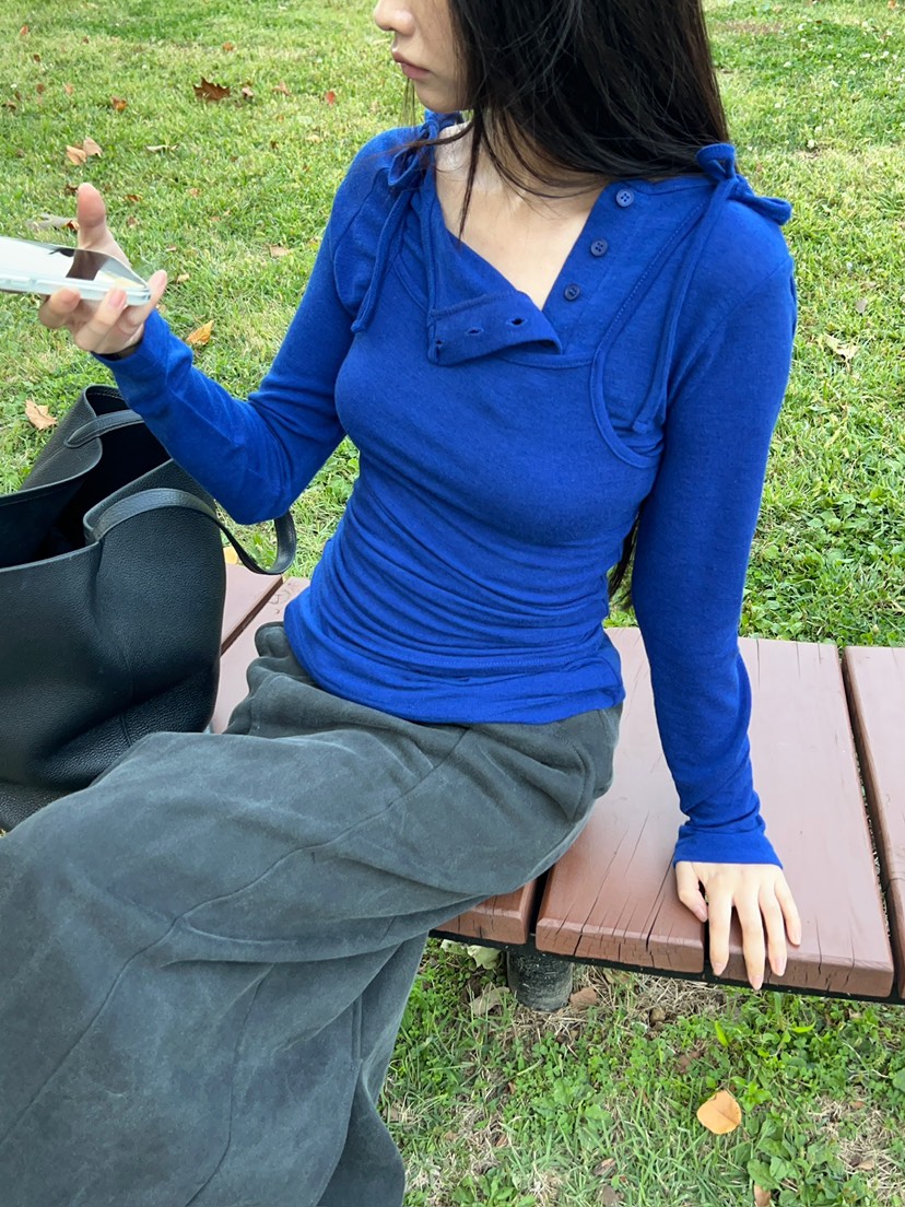 ANOTHER AVENUE東大門代購26秋季系帶針織吊帶背心系帶修身ANOTHER AVENUE吊帶/背心