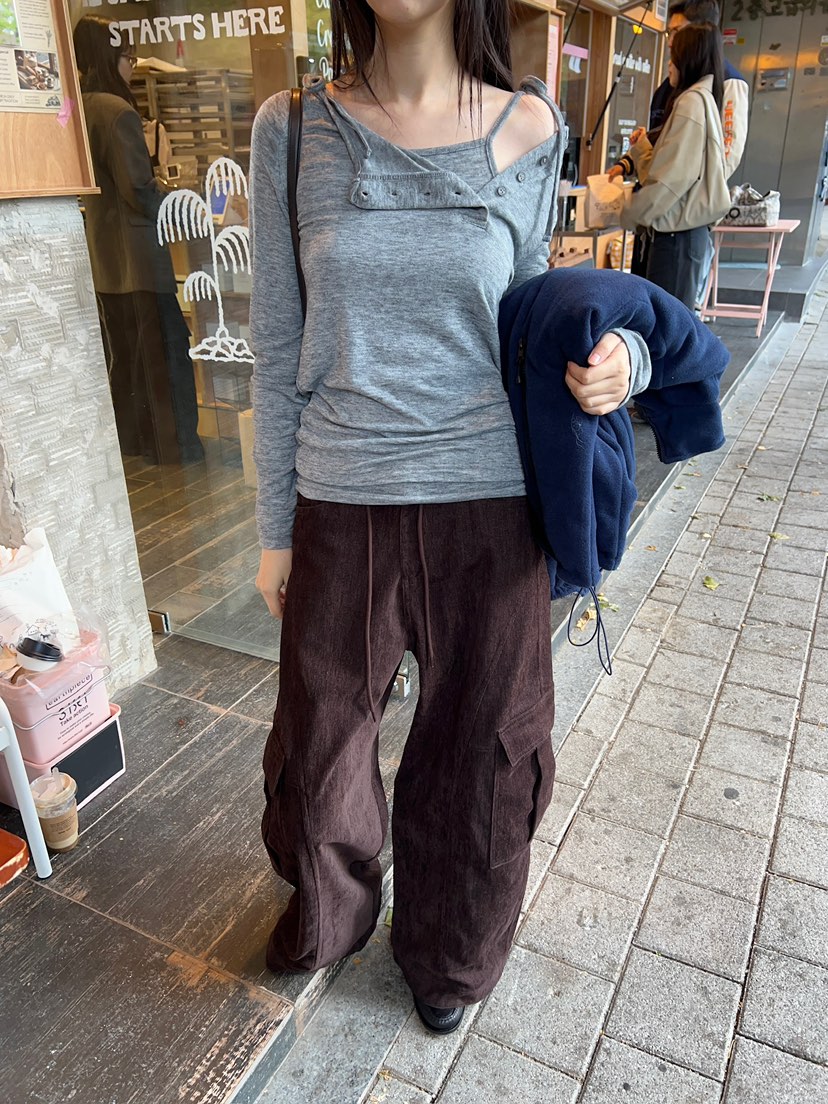 ANOTHER AVENUE東大門代購26秋季系帶針織吊帶背心系帶修身ANOTHER AVENUE吊帶/背心