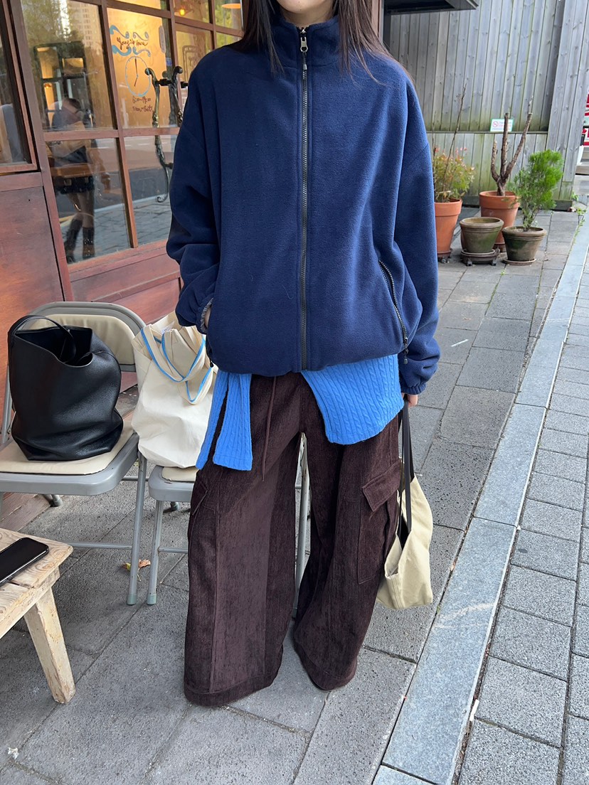 ANOTHER AVENUE韓國直郵26秋季抽繩搖粒絨夾克雙面抓絨可調節ANOTHER AVENUE夾克