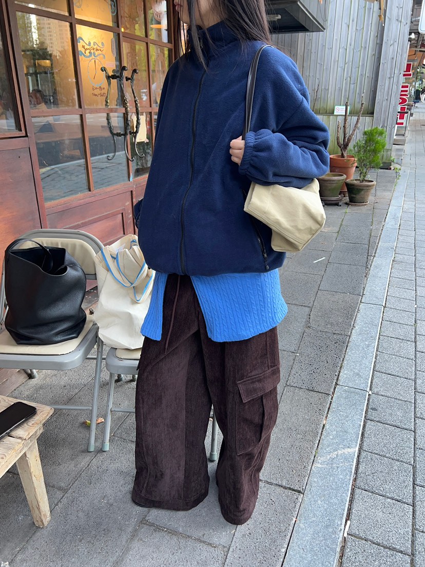 ANOTHER AVENUE韓國直郵26秋季抽繩搖粒絨夾克雙面抓絨可調節ANOTHER AVENUE夾克
