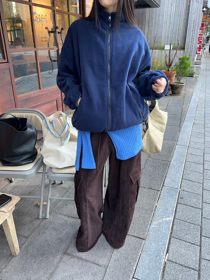 ANOTHER AVENUE韓國直郵26秋季抽繩搖粒絨夾克雙面抓絨可調節ANOTHER AVENUE夾克