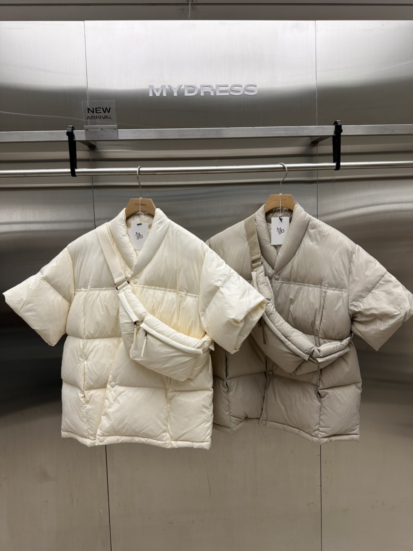 MYDRESS東大門代購26秋冬填充多口袋斜挎包單肩斜跨包可調節口MYDRESS單肩/斜跨包