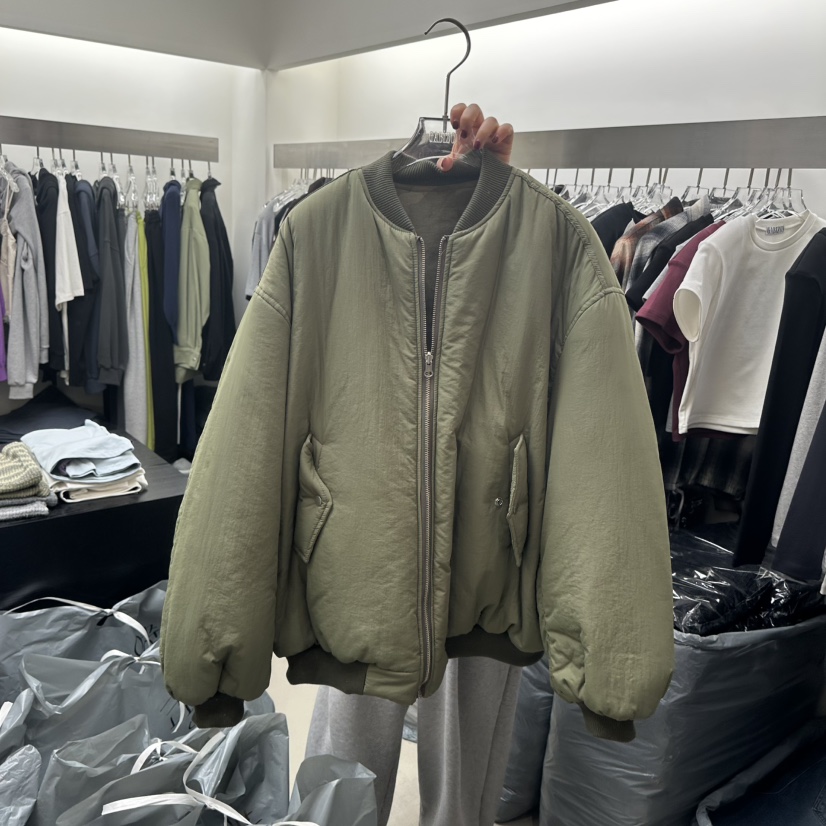 GABIZON東大門直郵26秋季短款兩面穿飛行棉服 街頭風短款棉服棉服兩面穿GABIZON短款棉服