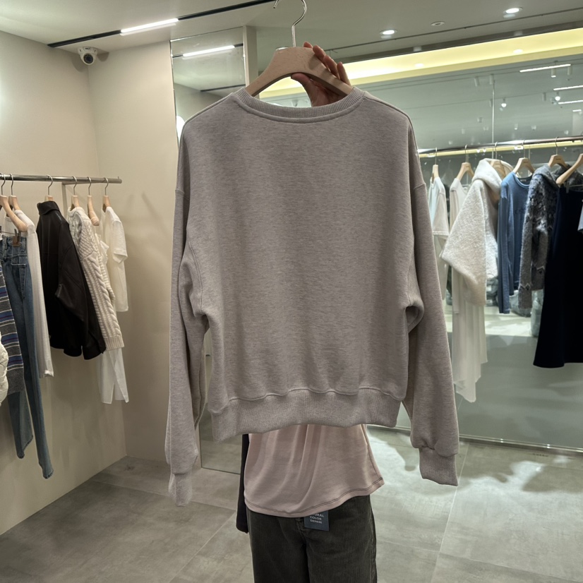 Remaking/URBANSTORY東大門代購26秋季加絨印花衛衣加絨抽繩落Remaking/URBANSTORY衛衣