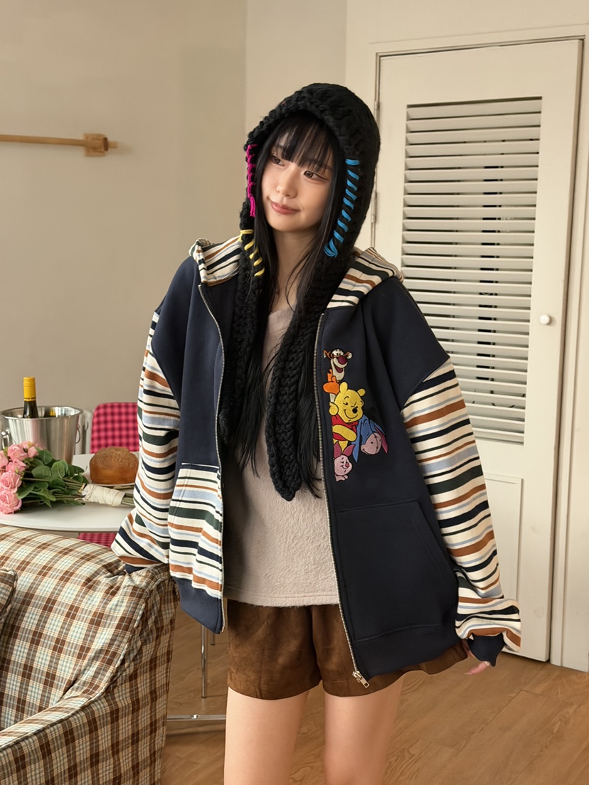 DE LINE東大門實拍26秋季針織辮子帽 可愛童趣風帽子DE LINE帽子圖色2