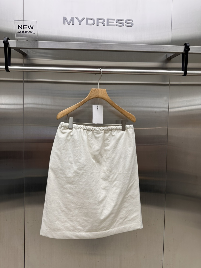 MYDRESS東大門代購26秋季抽繩直筒中長半身裙中短裙口袋抽繩直MYDRESS半身裙/中短裙