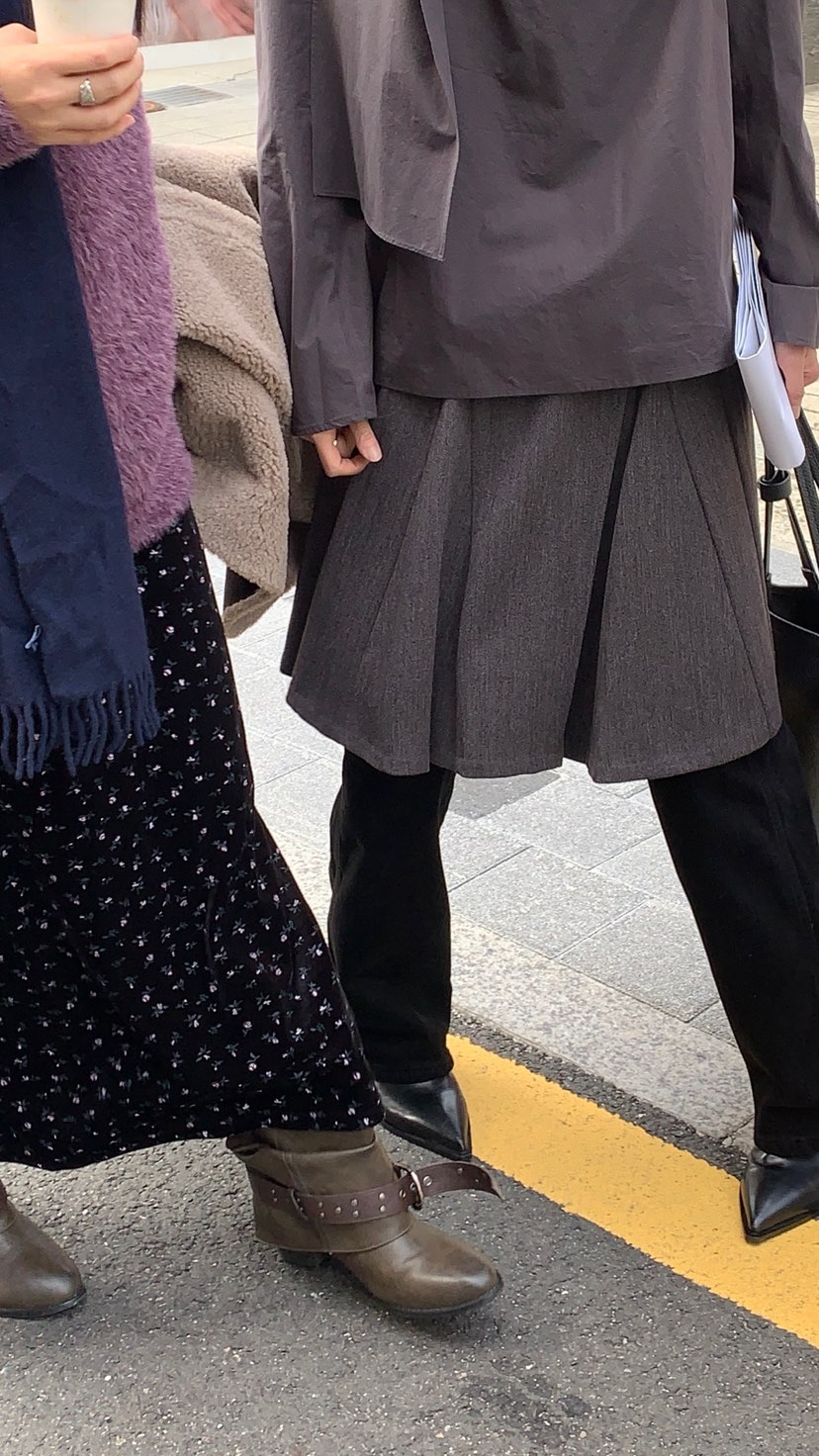 OVER RICH東大門實拍女裝新款推薦時尚休閑半身裙中短裙OVER RICH半身裙/中短裙