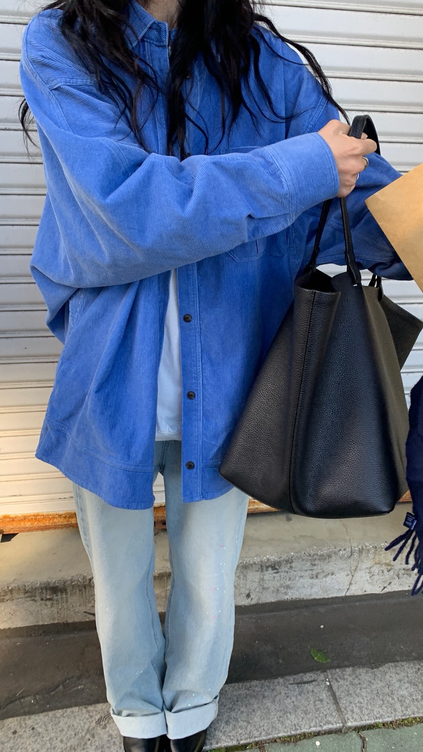 OVER RICH東大門實拍女裝新品熱賣時尚襯衫蕾絲衫燈芯絨OVER RICH襯衫/蕾絲衫