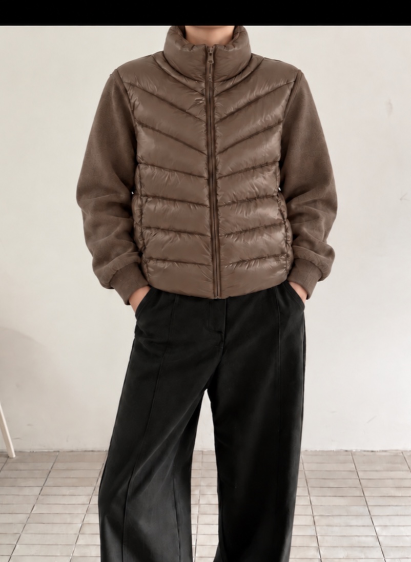 NEOUL/ahin雙領標簽東大門直郵女裝新品真品休閑短款棉服NEOUL/ahin雙領標簽短款棉服