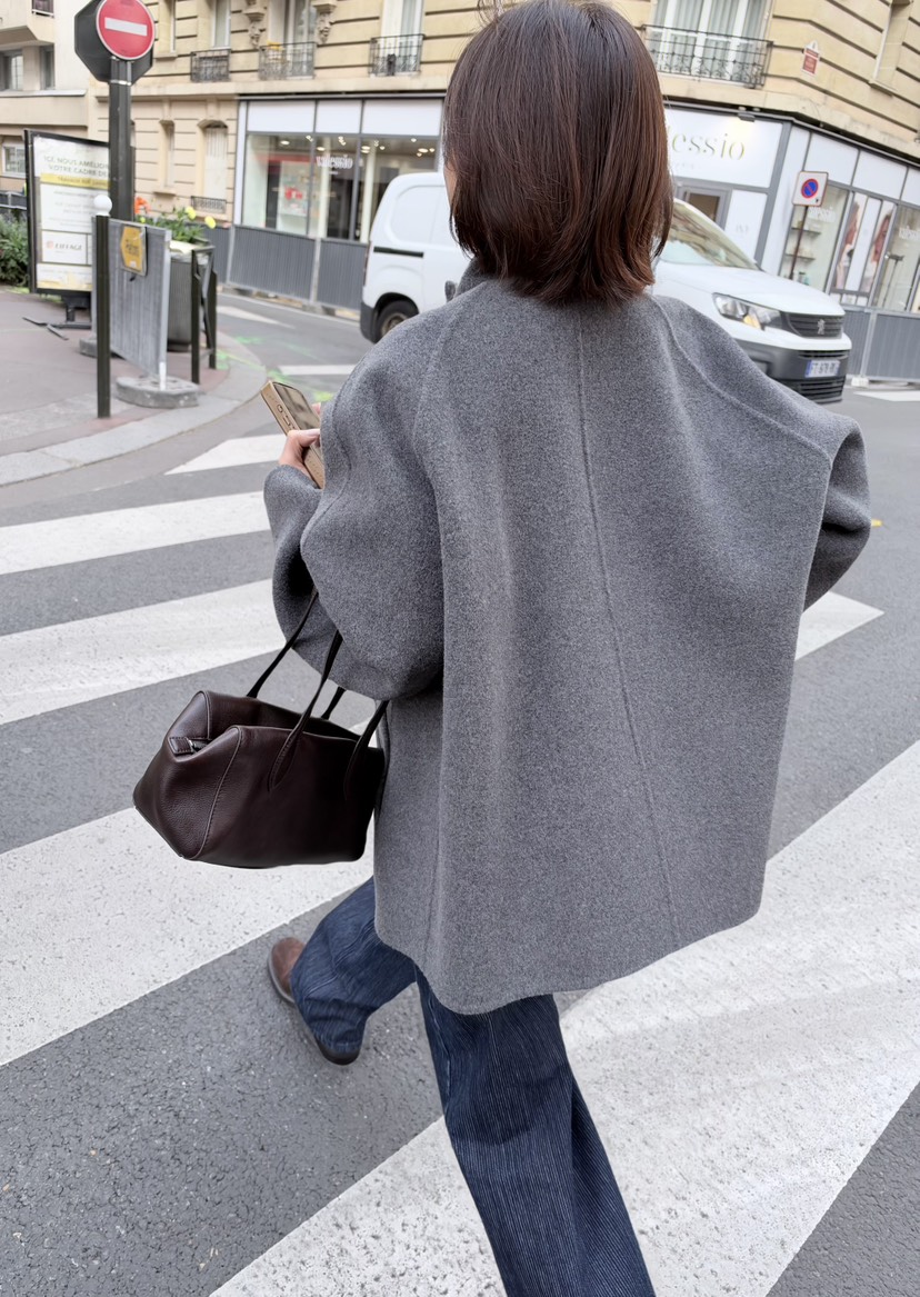 ERUME東大門代購女士新品時尚熱賣休閑推薦短款大衣手工制品ERUME短款大衣