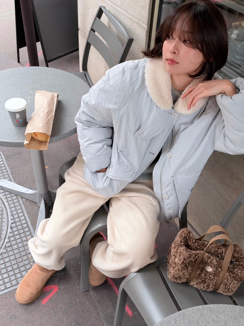 ERUME韓國直郵女裝新款熱賣人氣休閑時尚推薦真品短款棉服ERUME短款棉服