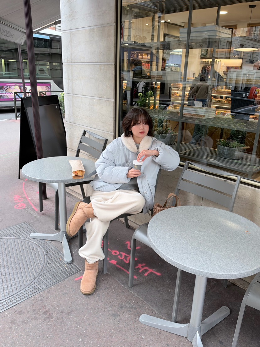 ERUME韓國直郵女裝新款熱賣人氣休閑時尚推薦真品短款棉服ERUME短款棉服