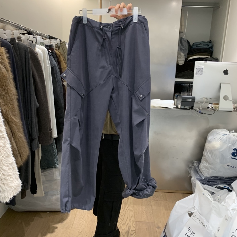 Meet me東大門實拍女裝新品休閑真品時尚熱賣人氣休閑褲Meet me休閑褲圖色1